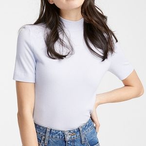 Mock neck rayon tee - Twik - S